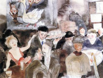 At the Golden Swan Artwork by Charles Demuth