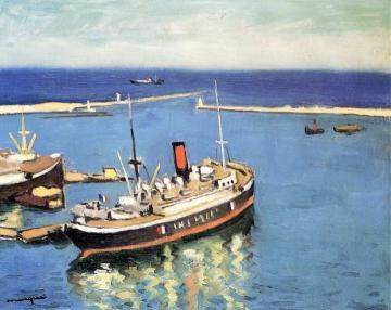 Blue Waters, Algiers Artwork by Albert Marquet