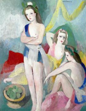 Ballerinas at Rest Artwork by Marie Laurencin
