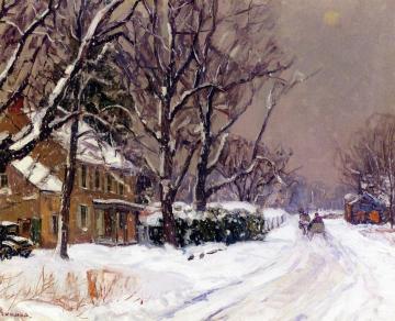 Snow Storm - Limeport Artwork by Edward Willis Redfield