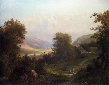 Hudson River Scene Artwork by David Johnson