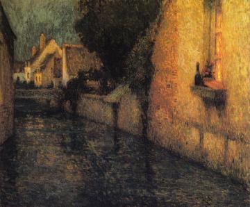 A Window, Gisors Artwork by Henri Le Sidaner