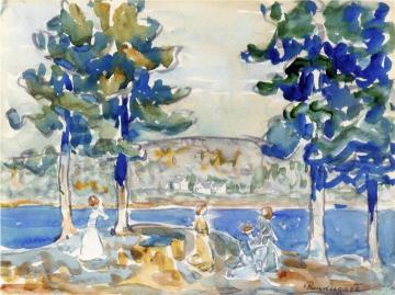 Lake, New Hampshire Artwork by Maurice Prendergast