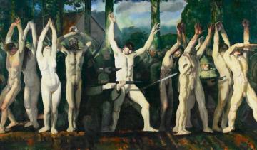 The Barricade Artwork by George Wesley Bellows