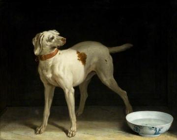 The Dog Artwork by Jean-Baptiste Oudry
