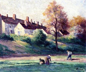 The Village of Saint-Ay Artwork by Maximilien Luce
