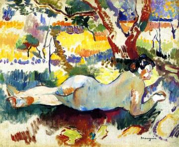Nude under the Trees, Villa Demière Artwork by Henri Manguin