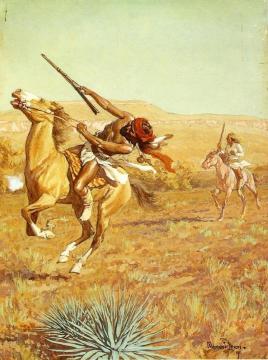 The Warriors Artwork by Maynard Dixon
