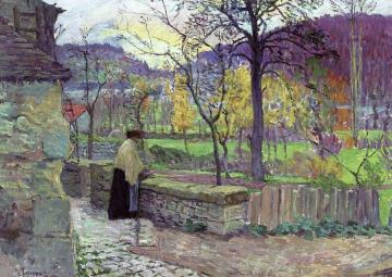 The Garden at Champigné Artwork by Henri Lebasque