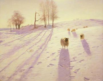 When Snow the Pasture Sheets Artwork by Joseph Farquharson