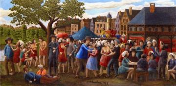 Garden Party Artwork by André Bauchant