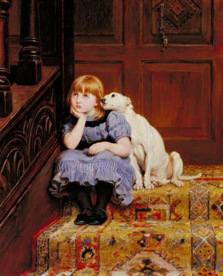 Sympathy, C.1878 Artwork by Briton Riviere
