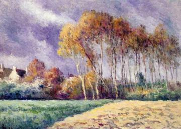 Houses in the Trees Artwork by Maximilien Luce