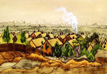 Factory District, Cleveland, Ohio Artwork by Charles Burchfield