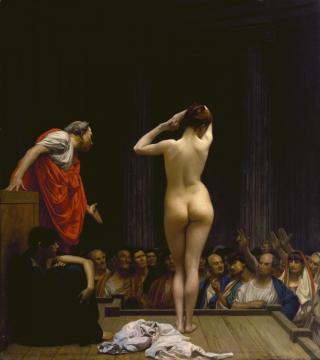 Selling Slaves In Rome Artwork by Jean Leon Gerome