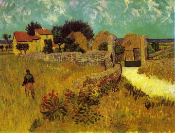 Farmhouse in Provence Artwork by Vincent Van Gogh