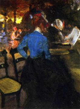 The Café Artwork by Alfred Henry Maurer
