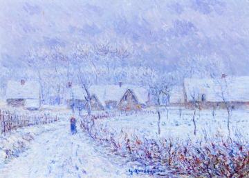 Landscape in Winter Artwork by Gustave Loiseau