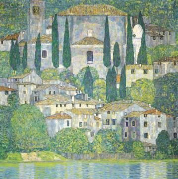 Chruch In Cassone Artwork by Gustav Klimt