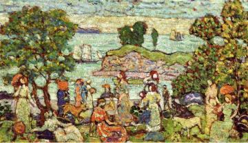 Outer Harbor Artwork by Maurice Prendergast