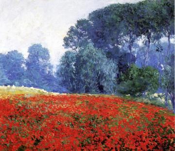 Poppy Field Artwork by Guy Orlando Rose