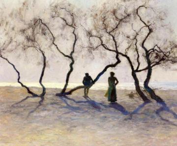Tamarisk Trees, Southern France Artwork by Guy Orlando Rose