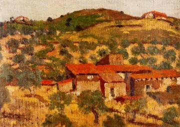 Mediterrean Landscape Artwork by Aristide Maillol