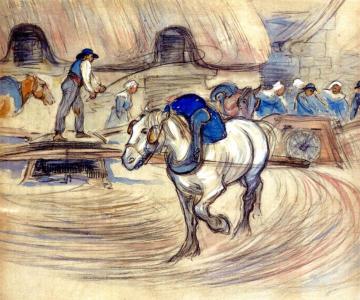 Threshing Artwork by Robert Bevan