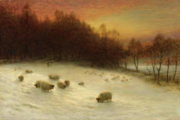 When The West With Evening Glows Artwork by Joseph Farquharson