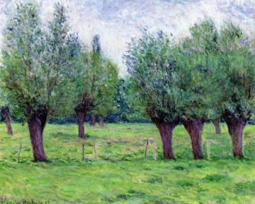 The Gardens of Claude Monet in Giverny Artwork by Blanche Hoschedé-Monet