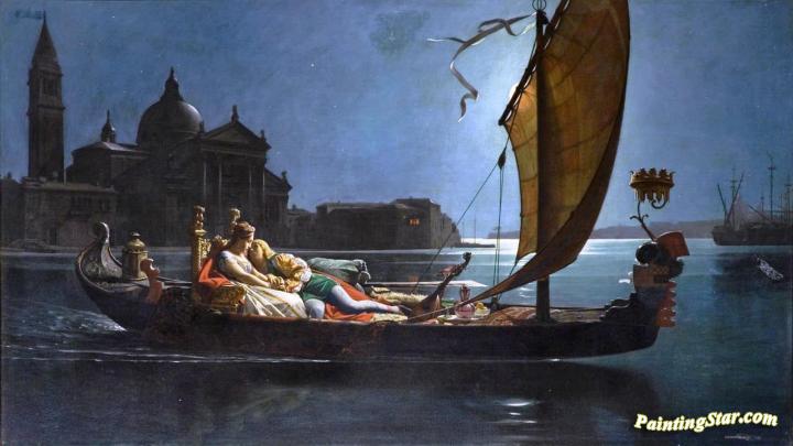 Honeymoon in Venice Artwork by Jean Jules Antoine Lecomte du Nouy
