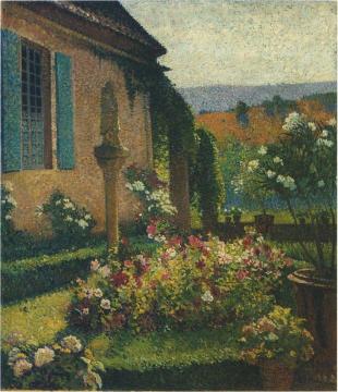 The Artist's Garden Artwork by Henri Martin