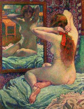 The Scarlet Ribbon Artwork by Theo van Rysselberghe