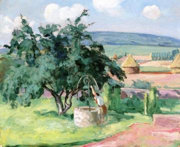 Man at the Well Artwork by Henri Lebasque