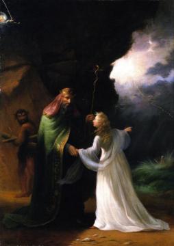 Scene from The Tempest Artwork by William Trost Richards