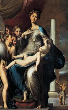 Madonna with the long neck Artwork by Parmigianino
