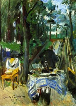 Bowling Alley Artwork by Lovis Corinth