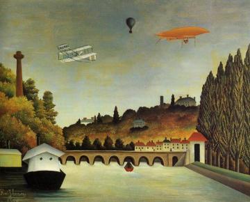 View of the Bridge at Sevres Artwork by Henri Rousseau