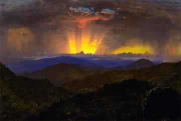 Sunset, Jamaica (study For 'the After Glow") Artwork by Frederic Edwin Church