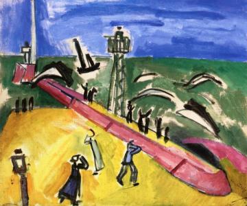 The Jetty at Saiinte-Adresse Artwork by Raoul Dufy