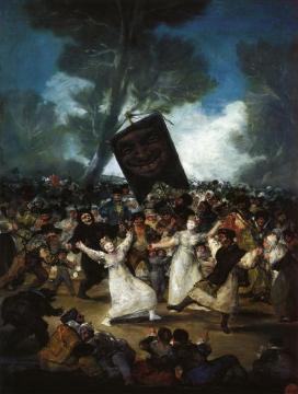 The Burial Of The Sardine Artwork by Francisco Jose de Goya y Lucientes