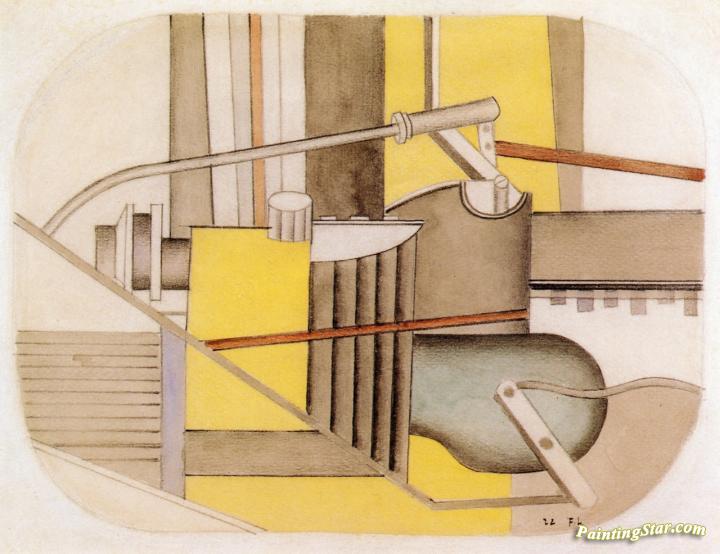 Mechanical Elements Artwork by Fernand Léger