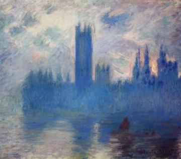 Houses of Parliament, Westminster Artwork by Claude Oscar Monet
