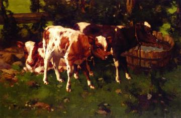 Calves Artwork by David Gauld