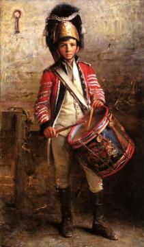 A Drummer Boy Of The Royal Scotts Dragoons Artwork by George William Joy