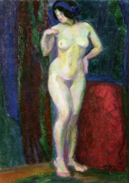 Standing Nude Artwork by John Sten