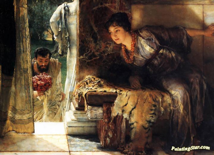 Welcome Footsteps Artwork by Sir Lawrence Alma Tadema