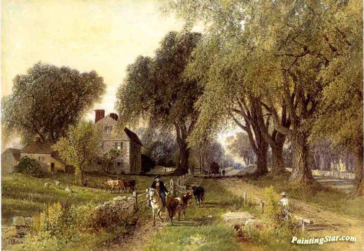 Country Life Artwork by Albert Fitch Bellows