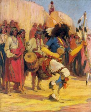 The Buffalo Dancer Artwork by Ira Diamond Gerald Cassidy