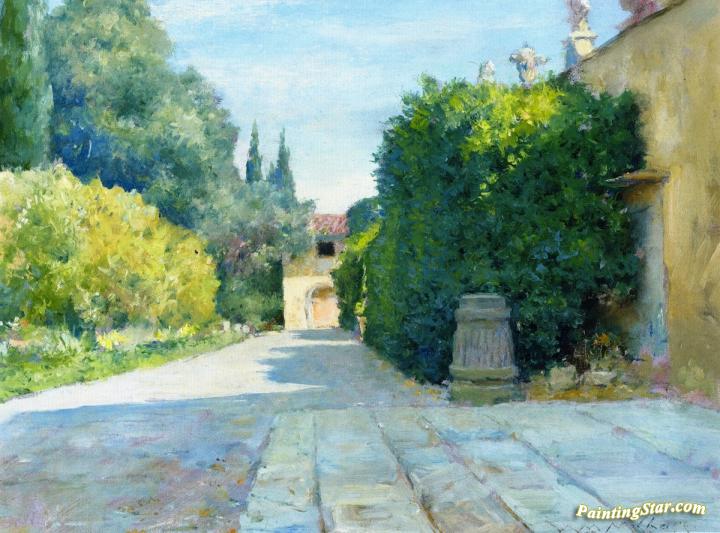 Villa in Florence Artwork by William Merritt Chase